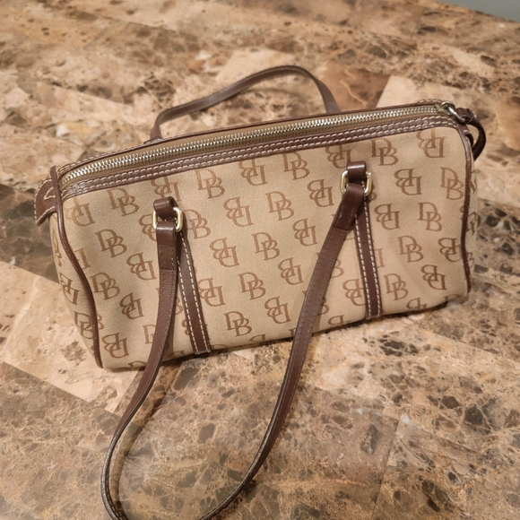 Dooney & Bourke Signature Canvas Barrel Bag - Picture 7 of 13